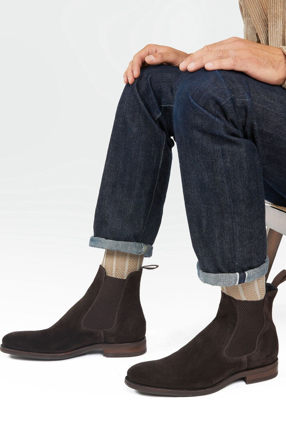 

Ботинки челси Loake by Colorado Goodyear с рантом Jones Bootmaker, коричневый