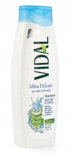 

Шампунь для волос, 250 мл Vidal Ultra Delicato