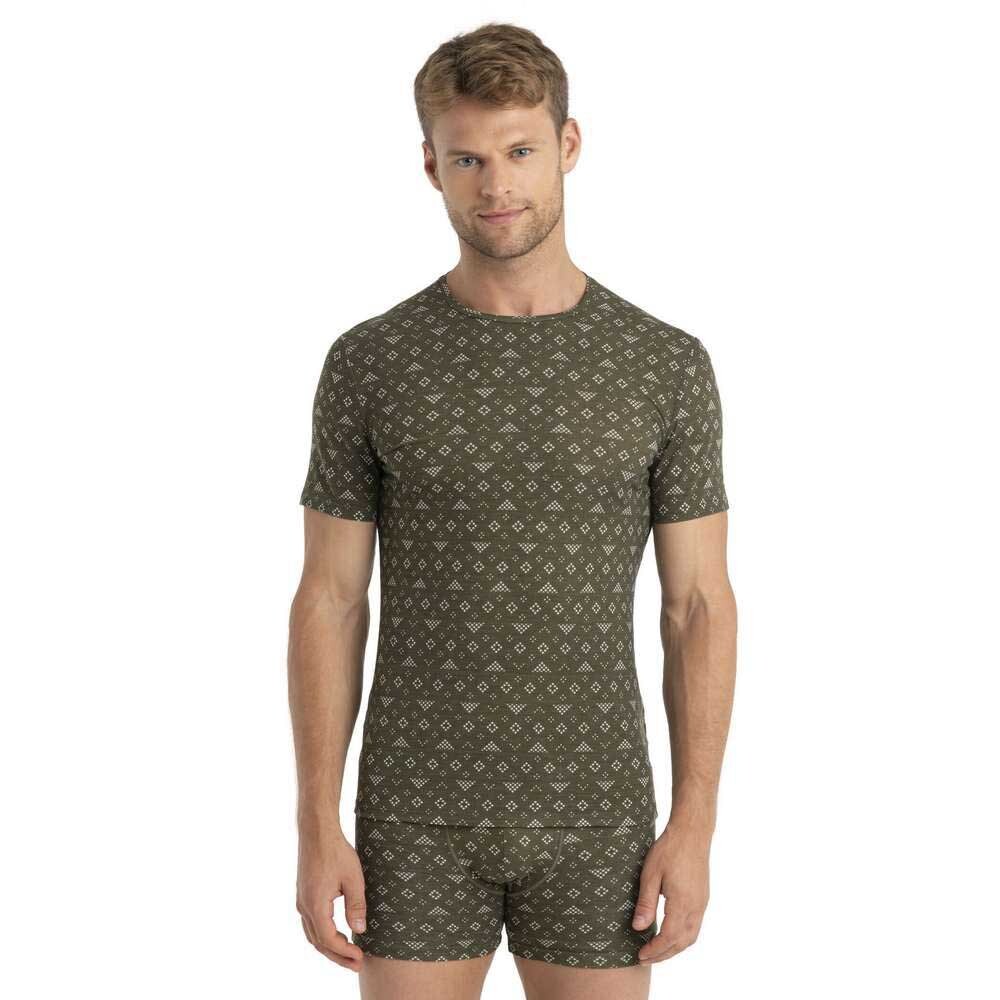

Базовый слой Icebreaker 150 Anatomica Crewe First Snow Merino, зеленый