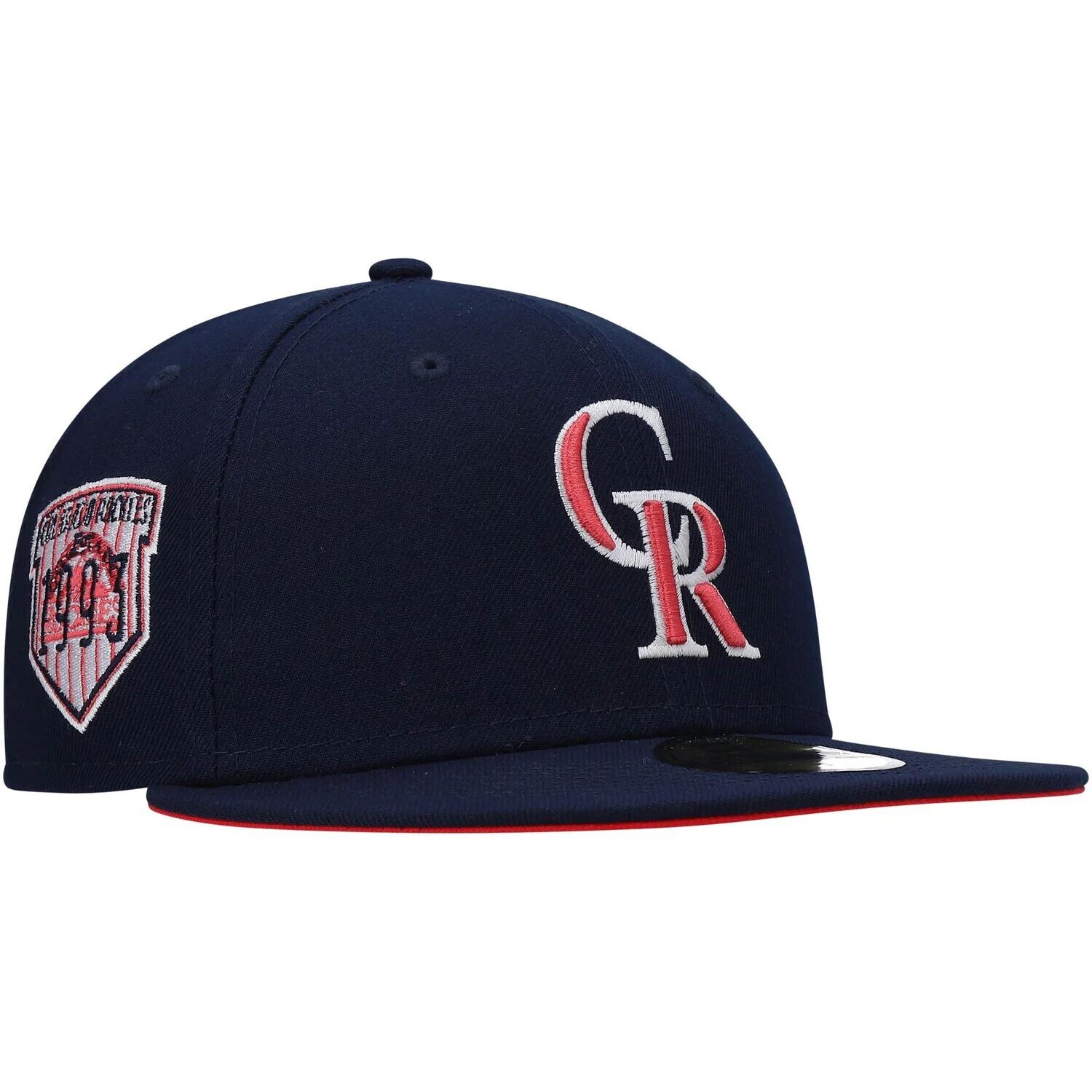 

Мужская облегающая шляпа New Era Navy Colorado Rockies 1993 All-Star Game Lava Undervisor 59FIFTY