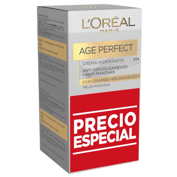 цена Дневной крем для лица Age Perfect Colágeno Expert Crema Día Efecto Tensor L'Oréal París, 2 uds.