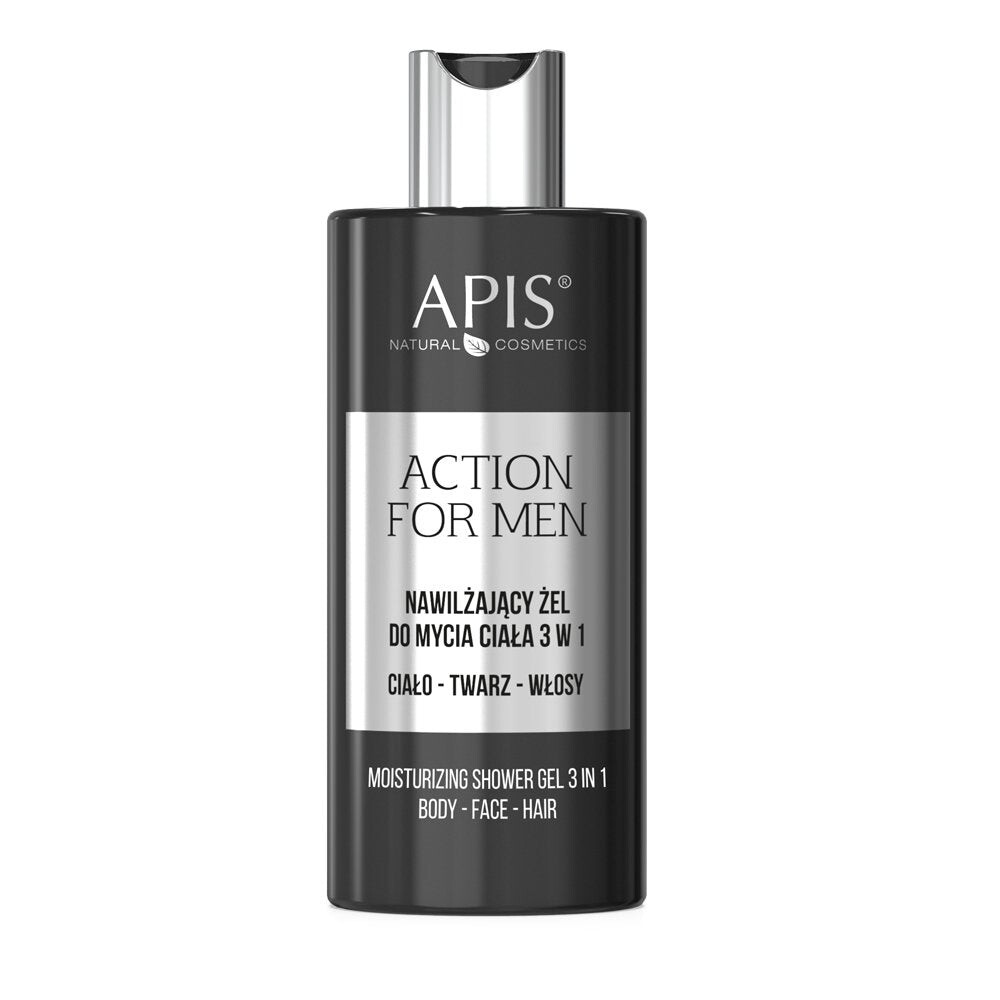 

APIS Action For Men Увлажняющий гель для душа 3в1 300мл