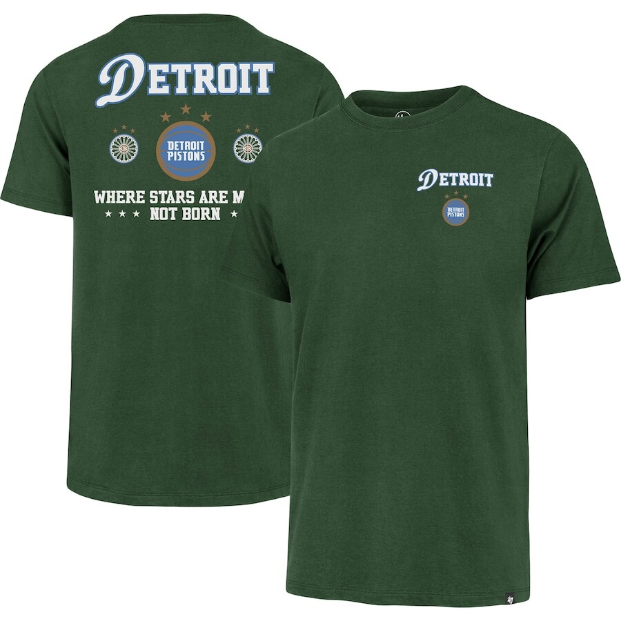 

Футболка с коротким рукавом 47 Detroit Pistons, зеленый