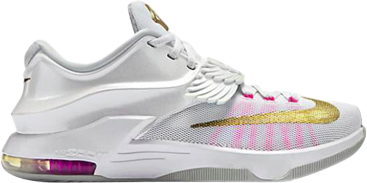 Кроссовки Nike KD 7 GS 'Aunt Pearl', белый