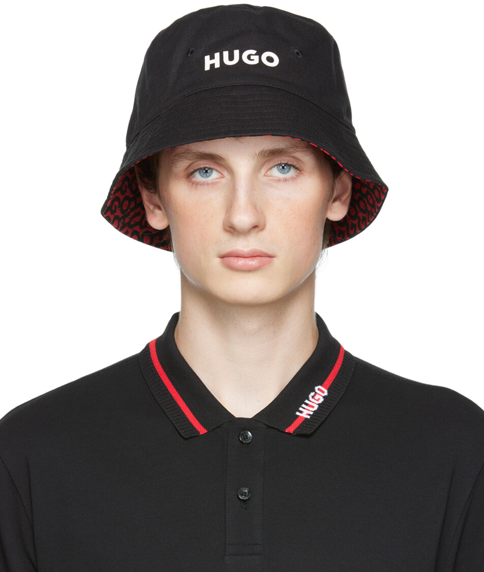 

Черная двусторонняя панама Hugo