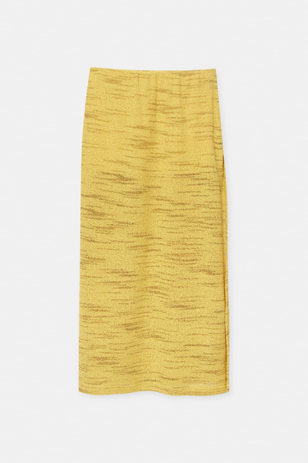 

Юбка Pull&Bear Openwork Midi, желтый