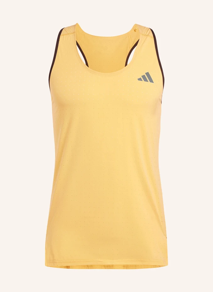 

Беговой топ adizero Adidas, желтый