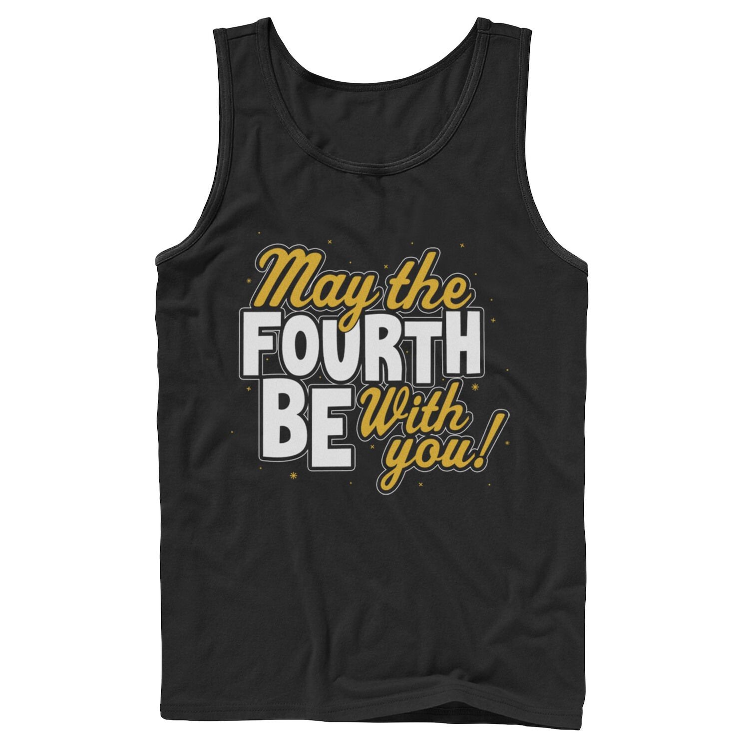 

Мужская майка с текстовым блоком Star Wars May The Fourth Be With You