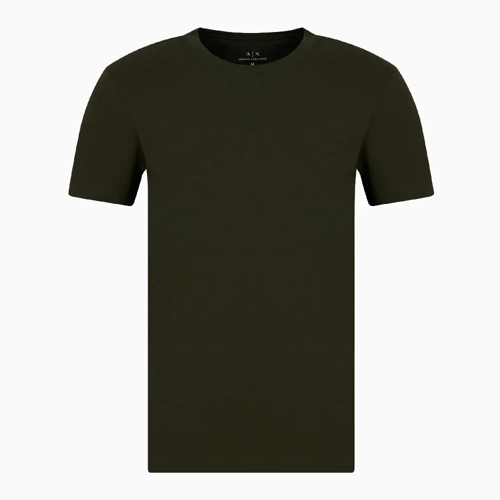 

Футболка Armani Exchange Slim Fit Short Sleeve Pima Cotton, темно-зеленый