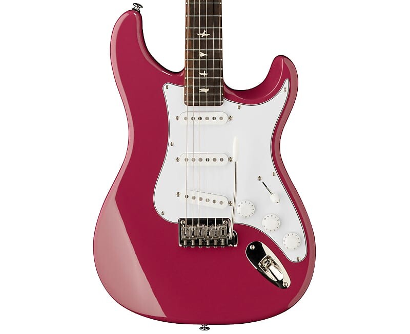 

PRS Paul Reed Smith SE John Mayer Silver Sky в Dragon Fruit с сумкой Paul Reed Smith SE John Mayer Silver Sky in w/bag