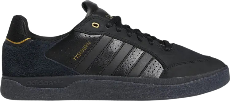 

Кроссовки Adidas Tyshawn Low 'Black Gold Metallic', черный