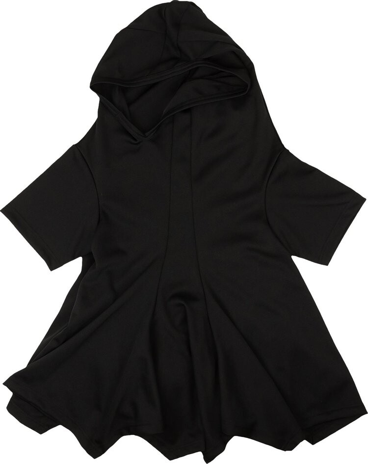 

Футболка Comme des Garçons Peplum Hooded T-Shirt Black, черный