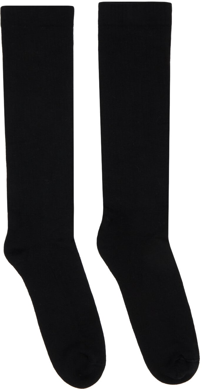

Черные носки с логотипом Rick Owens Drkshdw