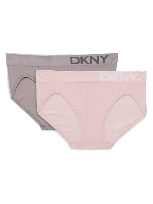 

Комплект DKNY из 2 трусиков бикини в рубчик, jet
