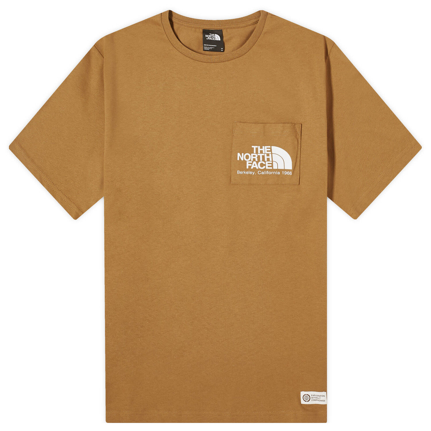 

Футболка The North Face Berkeley California Pocket T-Shirt, цвет Utility Brown