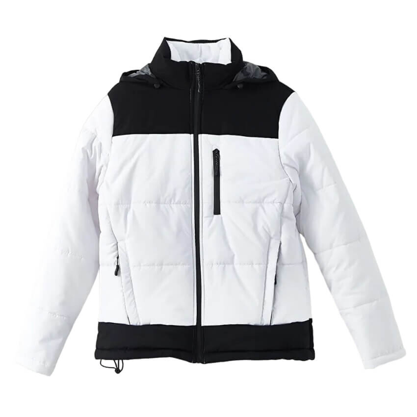 

Куртка LCW Outdoor Standard Pattern Upright Collar, белый/черный
