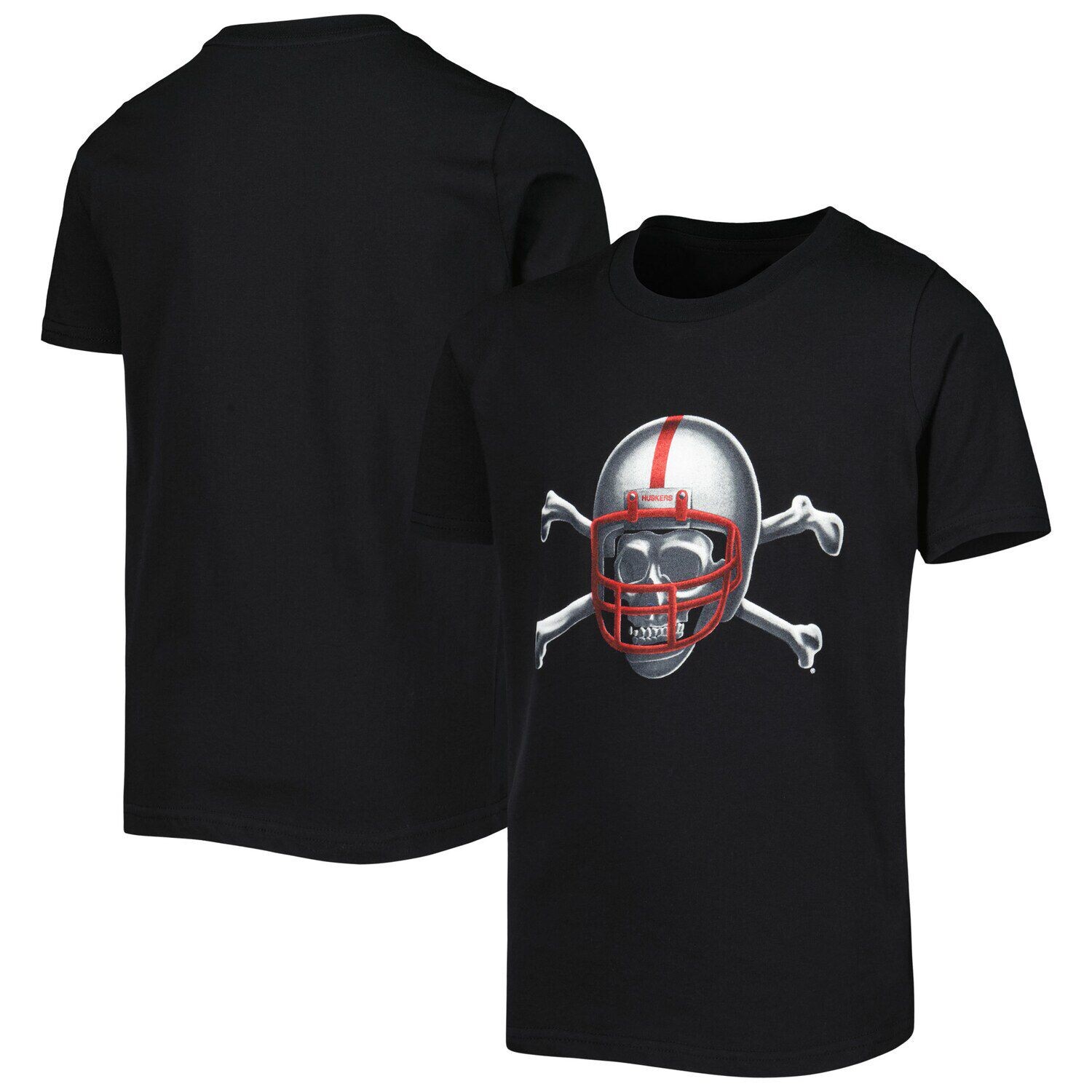 

Молодежная черная футболка с талисманом Nebraska Huskers Midnight Outerstuff