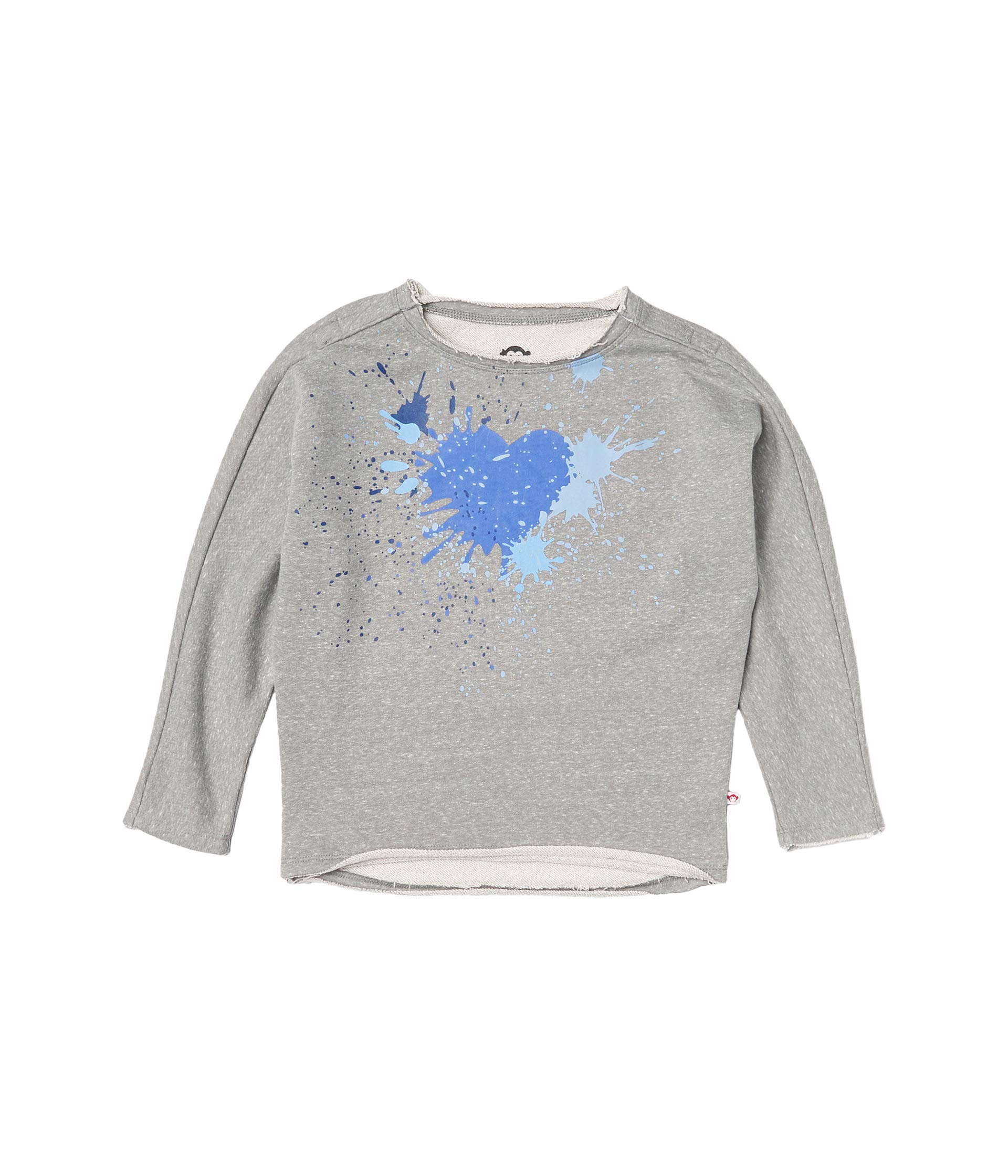 Толстовка Appaman Adaptive Kids, Paint Splash Heart Graphic Slouchy Sweatshirt