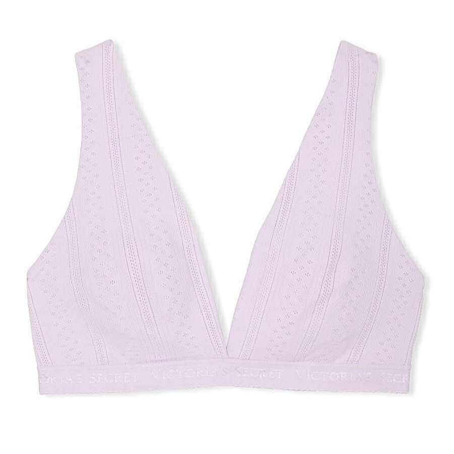 

Бюстгальтер Victoria's Secret Cotton Wireless Lounge, светло-сиреневый