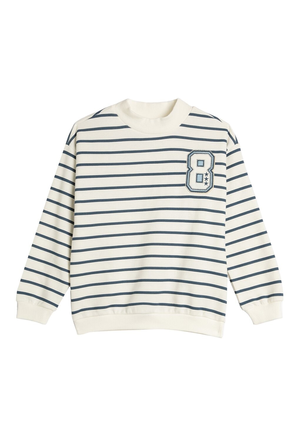 

Толстовка Brushed Interior Stand-Up Neck Long Sleeve Koton, синий