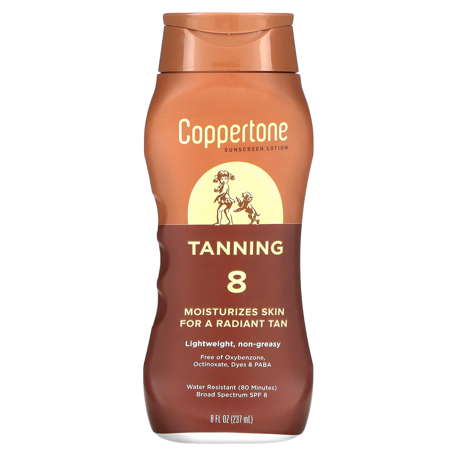 Солнцезащитный Лосьон Coppertone SPF 8, 237 мл - фото