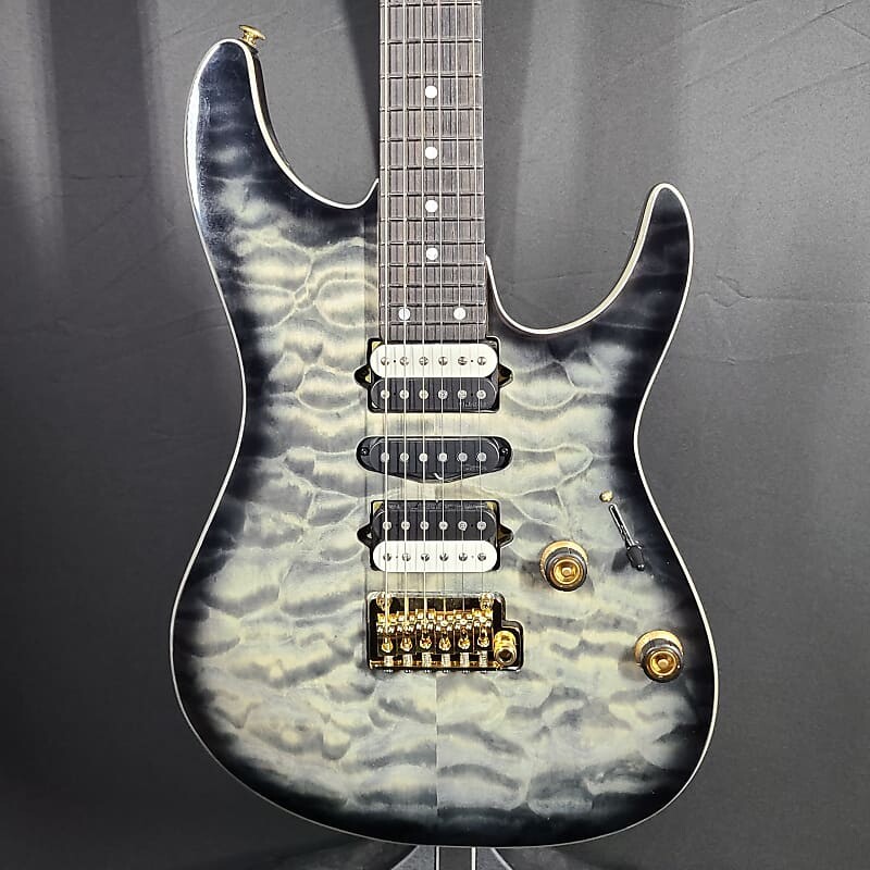 

Ibanez AZ47P1QM-BIB Black Ice Burst #879