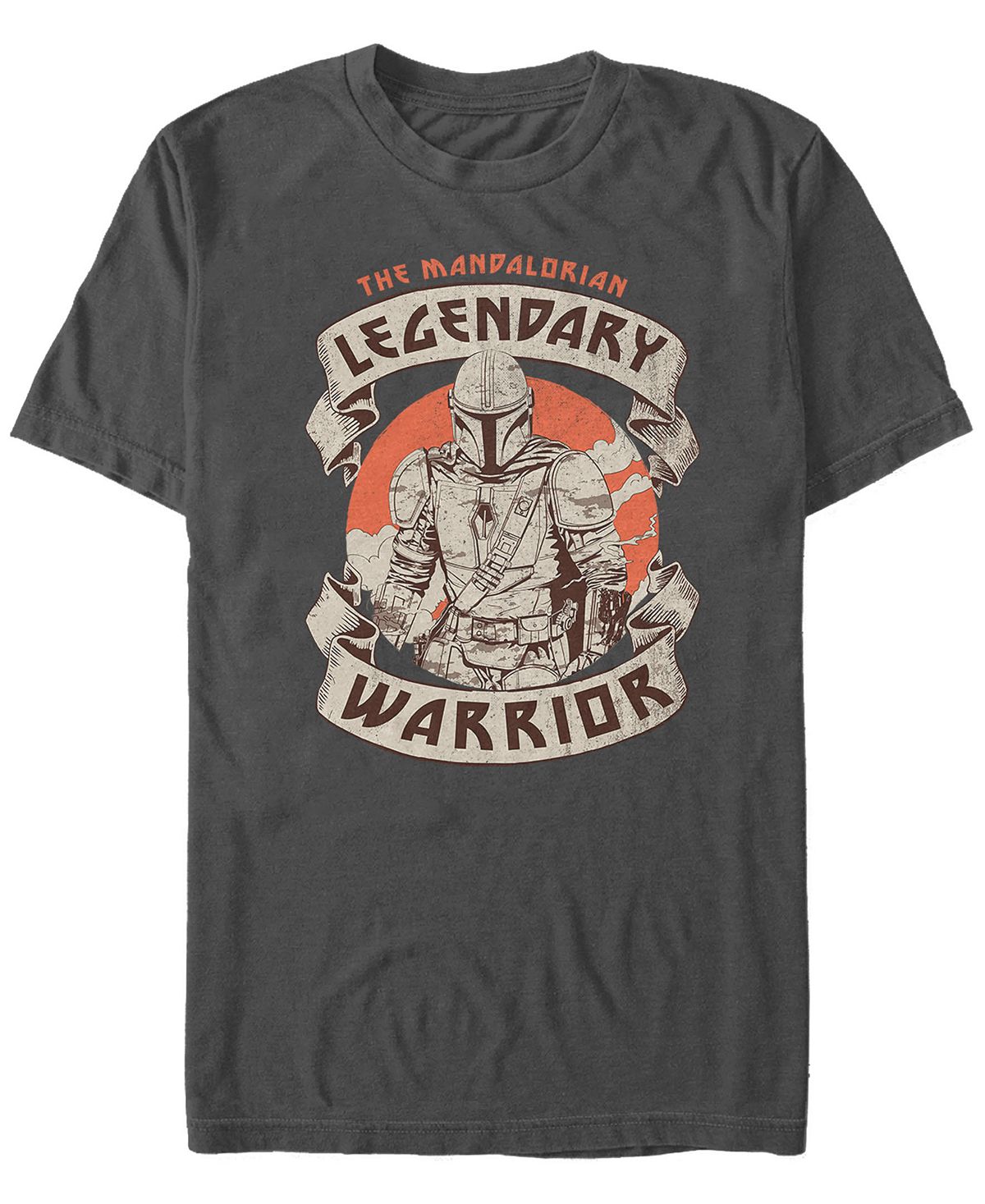цена Звездные войны мандалорец легендарный воин с коротким рукавом мужская футболка Fifth Sun, мульти