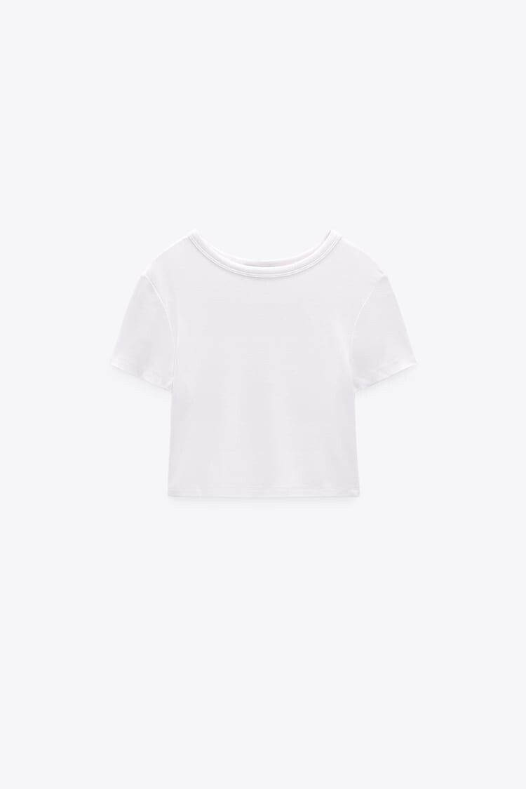 

Топ Zara Crop, белый
