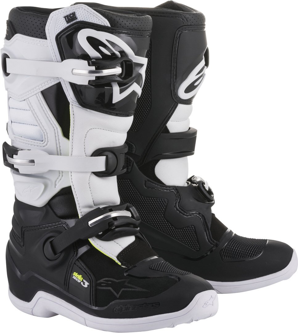 Женские сапоги для мотокросса Alpinestars Stella Tech 3, черный/белый - фото