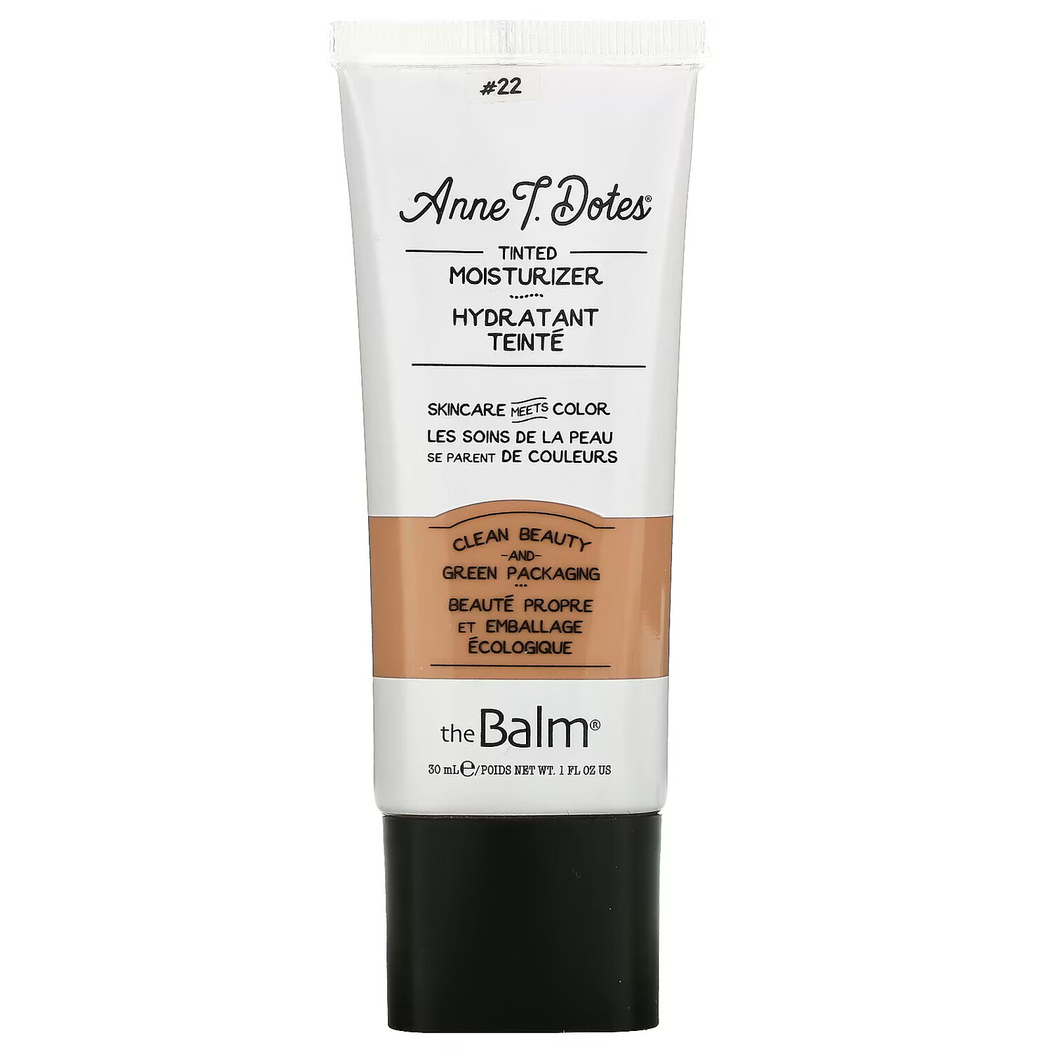 

theBalm Cosmetics, Anne T. Dotes, тонирующее увлажняющее средство, № 22, 30 мл (1 жидк. Унция)