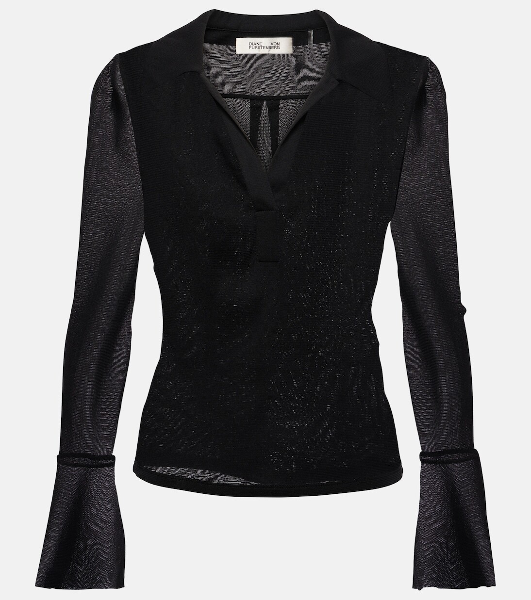 

Сетчатый топ Mackenzie Diane Von Furstenberg, черный