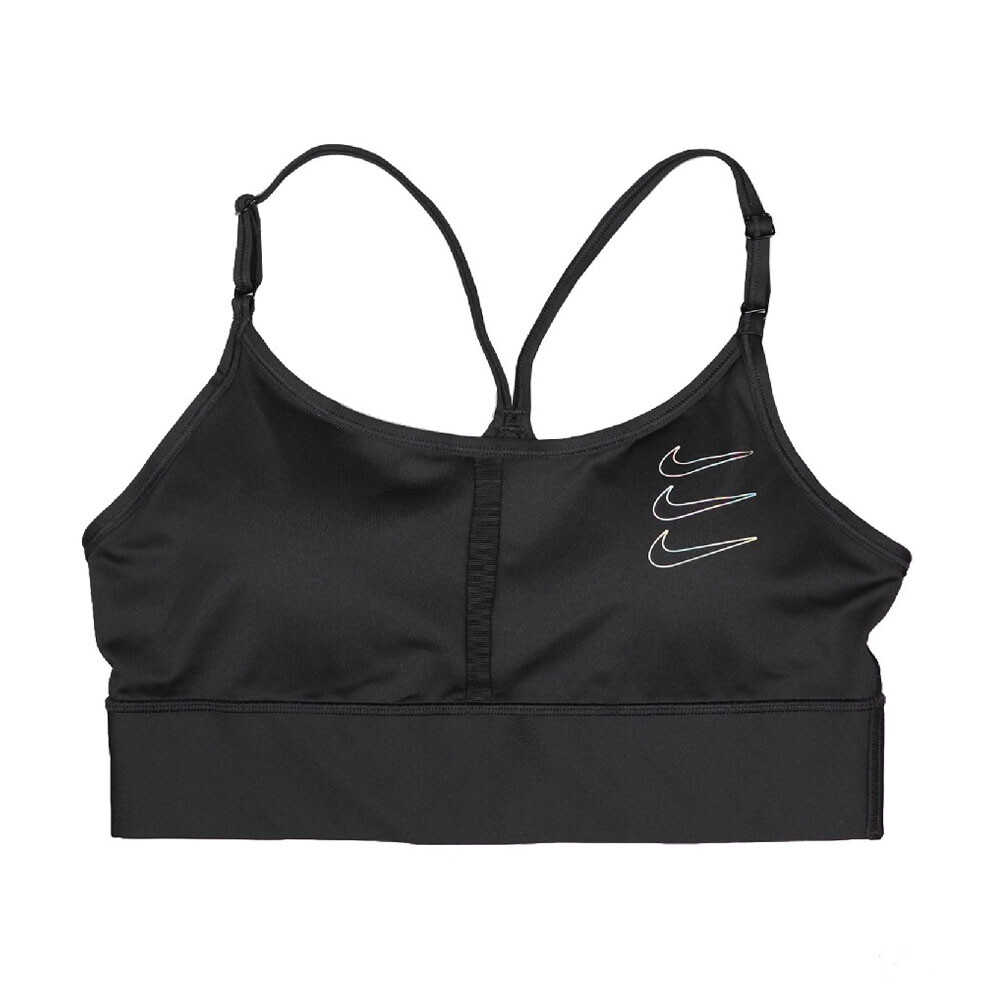 

Спортивный бюстгальтер Nike Indy Swoosh Dri-FIT, черный
