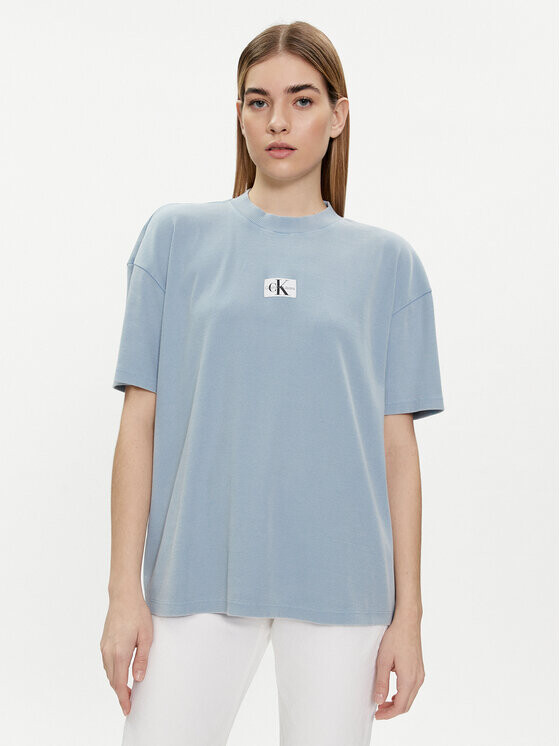 

Футболка бойфренда впору Calvin Klein, синий