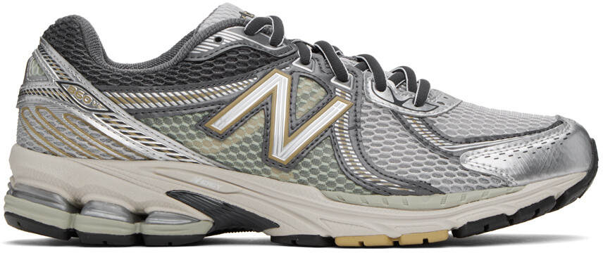 

Серые кроссовки New Balance 860V2