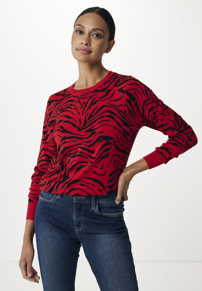Вязаный свитер Mexx, цвет red