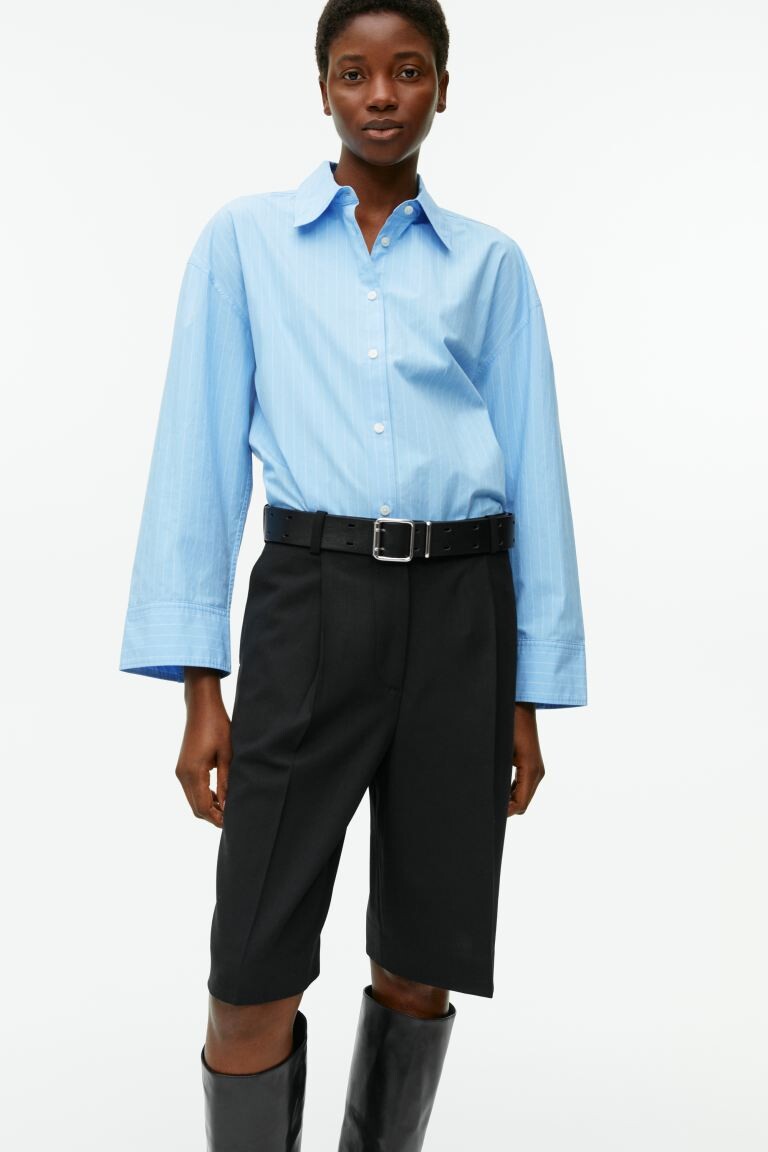 

Кюлоты из смесовой шерсти H&M, черный