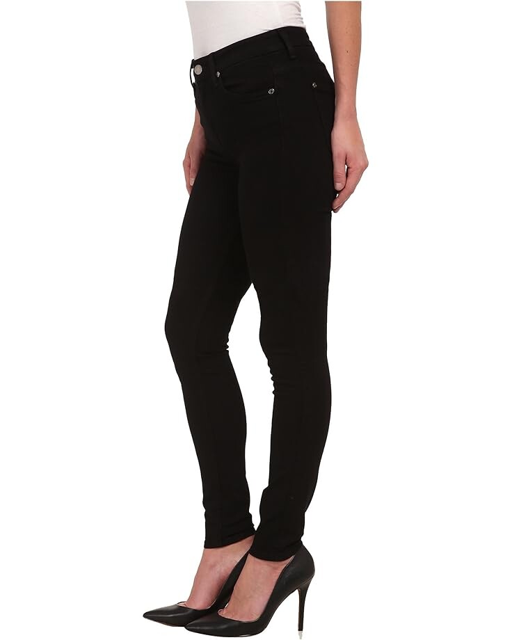 

Джинсы 7 For All Mankind The Highwaist Skinny w/ Contour Waistband in Slim Illusion Luxe Black, цвет Slim Illusion Luxe Black