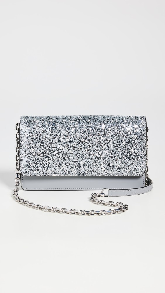 

Сумка Maison Margiela Wallet On Chain Medium, серебряный