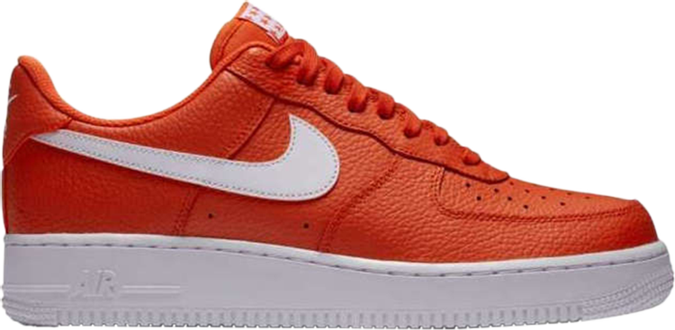 Air force 1 orange and white hotsell