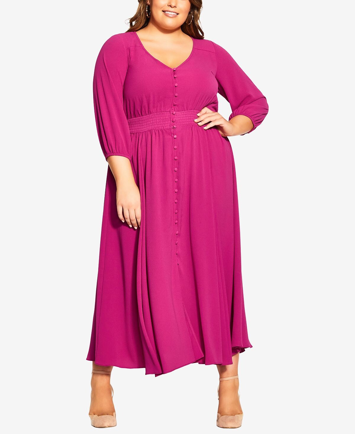 

Модное платье больших размеров zadie City Chic