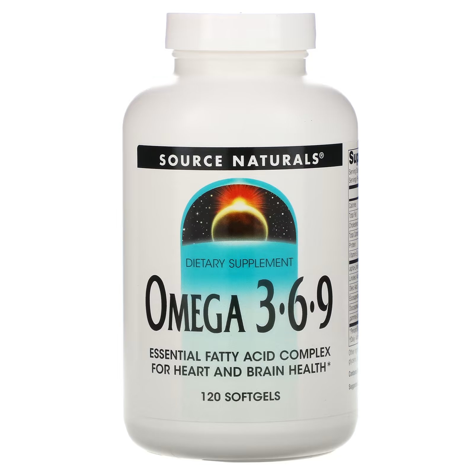 Source Naturals Omega-3 6 9, 120 капсул - фото