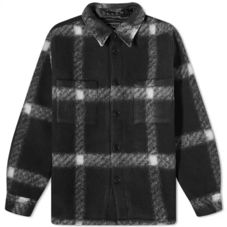 

Рубашка Portuguese Flannel Plaid Fleece, черный
