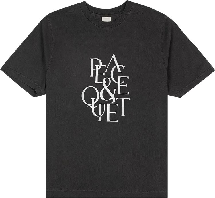 

Футболка Museum of Peace & Quiet Serif T-Shirt 'Black', черный