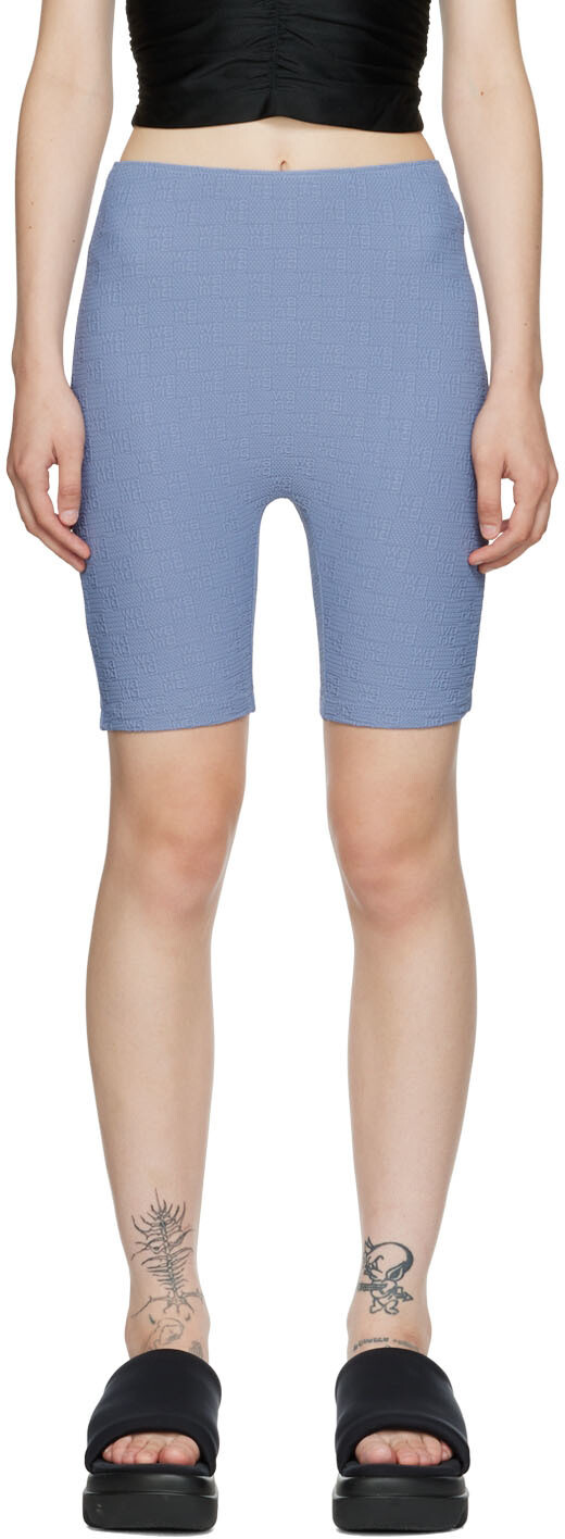

Синие текстурированные шорты alexanderwang.t