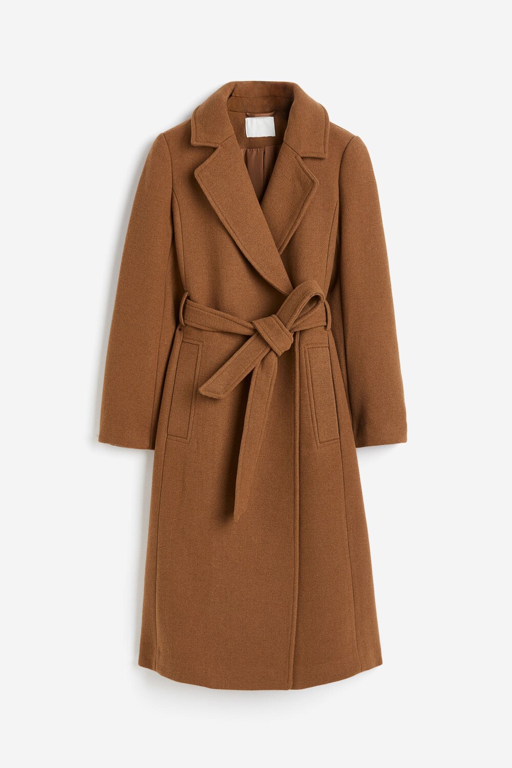 

Пальто H&M Tie Belt, светло-коричневый