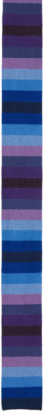 

Сине-фиолетовый вязаный галстук Paul Smith