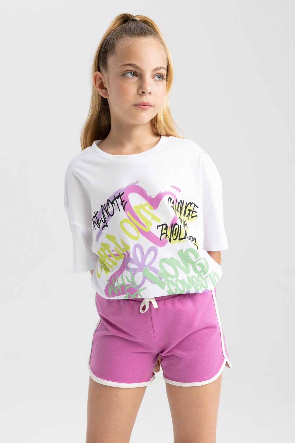 

Футболка DeFacto OVERSIZE FIT, белый