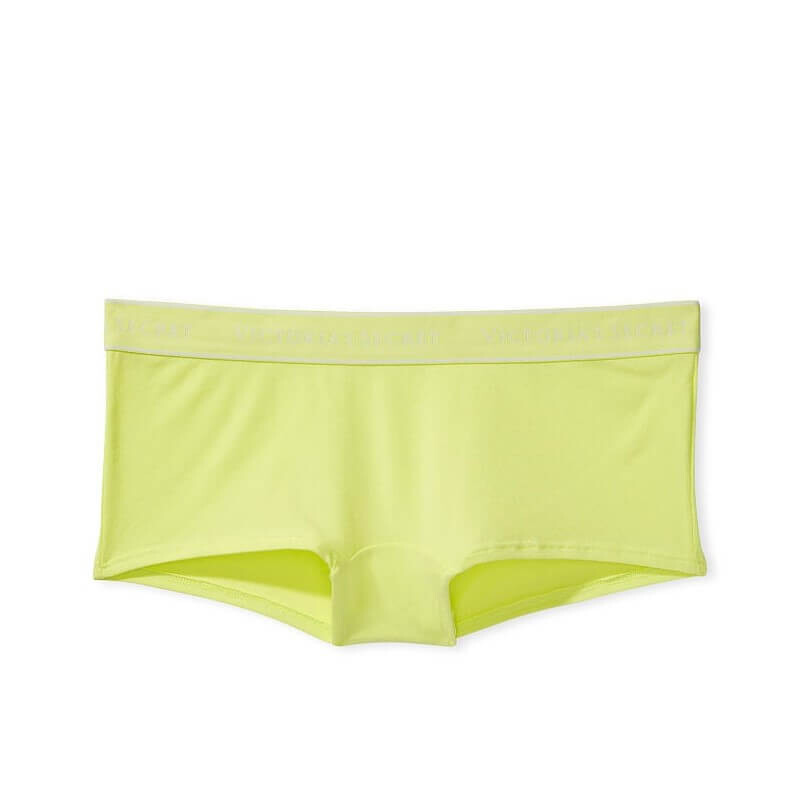 

Трусики-шортики Victoria's Secret Logo Cotton Boyshort, желтый