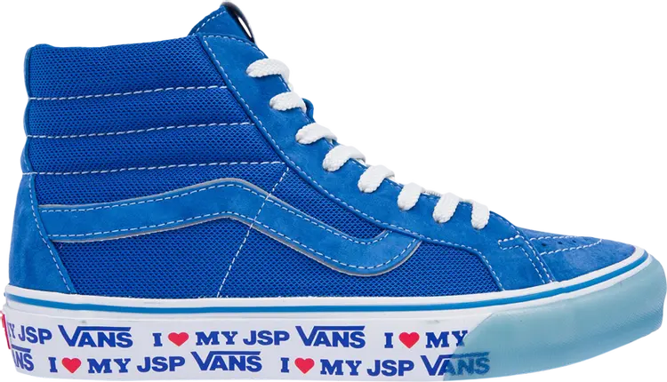 

Кроссовки Vans JSP x Sk8-Hi VLT LX I Love My JSP Vans, синий