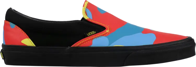 

Кеды Vans Slip-On Neon Camo, разноцветный